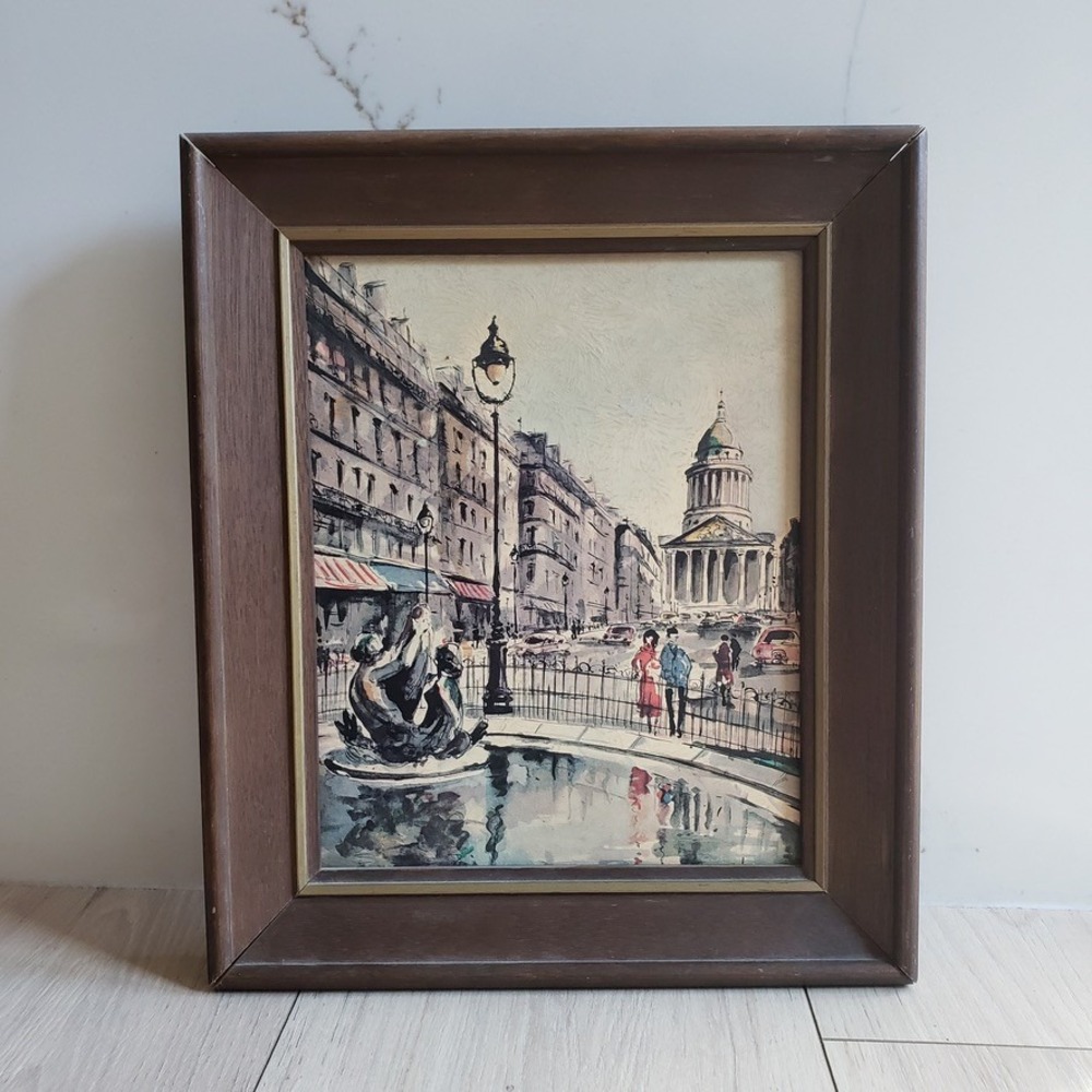 Vintage‎ Lithograph Print Madeleine Lelong Paris Museum Edition Framed Wall Art